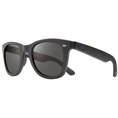 Revo Unisex Sunglasses - Forge Matte Black Full Rim Rectangular Frame | 1096 01 GY