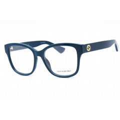 Gucci Women's Eyeglasses - Blue Injected Propionate Full Rim Cat Eye | GG1340O 006