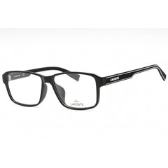 Lacoste Men's Eyeglasses - Black Plastic Rectangular Full Rim Frame | L2902LB 001