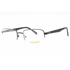 Timberland Men's Eyeglasses - Matte Black Metal Rectangular 50mm Frame | TB1787 002