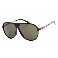 Gucci Unisex Sunglasses - Black Plastic Aviator Full Rim Frame | GG0829SA 001