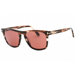 Tom Ford Men's Sunglasses - Havana/Other Plastic Square Full Rim Frame | FT0930 56S
