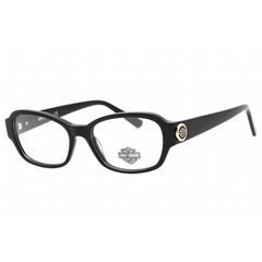 Harley Davidson Women's Eyeglasses - Shiny Black Plastic Full Rim Frame | HD0567 001