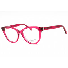 GANT Women's Eyeglasses - Shiny Fuchsia Plastic Cat Eye Full Rim Frame | GA4153 075