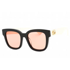 Gucci Women's Sunglasses - Black/White Cat Eye Full Rim Plastic Frame | GG0998S 002