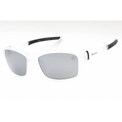 Timberland Men's Sunglasses - Crystal Plastic Rectangular Full Rim Frame | TB9293 26D