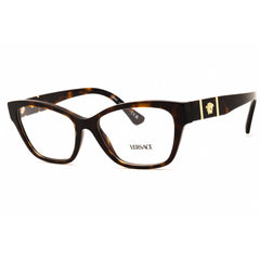 Versace Women's Eyeglasses - Havana Plastic Cat Eye Full Rim Frame | 0VE3344 108