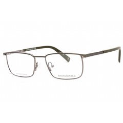 Banana Republic Men's Eyeglasses - Matte Grey Metal Rectangular | BR 103 0FRE 00