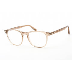 Tom Ford Unisex Eyeglasses - Shiny Light Brown Plastic Cat Eye Frame | FT5625-B 045