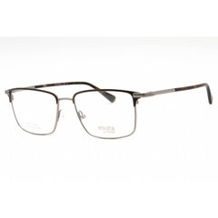 Elasta Men's Eyeglasses - Dark Brown Metal Rectangular Full Rim Frame | E 7248 0R0Z 00