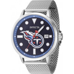 Invicta Men's Watch - NFL Tennessee Titans Blue Dial Steel Mesh Bracelet | 47998