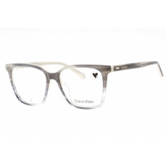 Calvin Klein Women's Eyeglasses - Striped Grey Square Full Rim Frame | CK22540 023