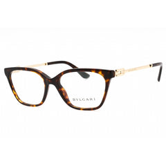 Bvlgari Women's Eyeglasses - Dark Havana Plastic Full Rim Cat Eye Frame | 0BV4207 504