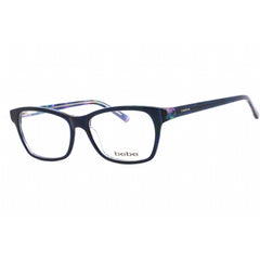 Bebe Women's Eyeglasses - Midnight Plastic Full Rim Rectangular Frame | BB5118 414