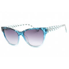 Bebe Women's Sunglasses - Blue Gradient Zylonite Full Rim Cat Eye Frame | BB7236 410