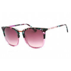 Bebe Women's Sunglasses - Fuchsia Gradient Full Rim Rectangular Frame | BB7232 500