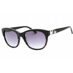 Bebe Women's Sunglasses - Jet Animal Zylonite Full Rim Rectangular Frame | BB7198 001