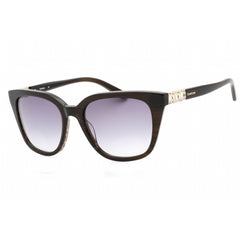 Bebe Women's Sunglasses - Jet Full Rim Rectangular Fixed Nose Pads Frame | BB7199 001
