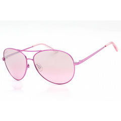 Bebe Women's Sunglasses - Shocking Pink Metal Full Rim Avaitor Frame | BB7112 651