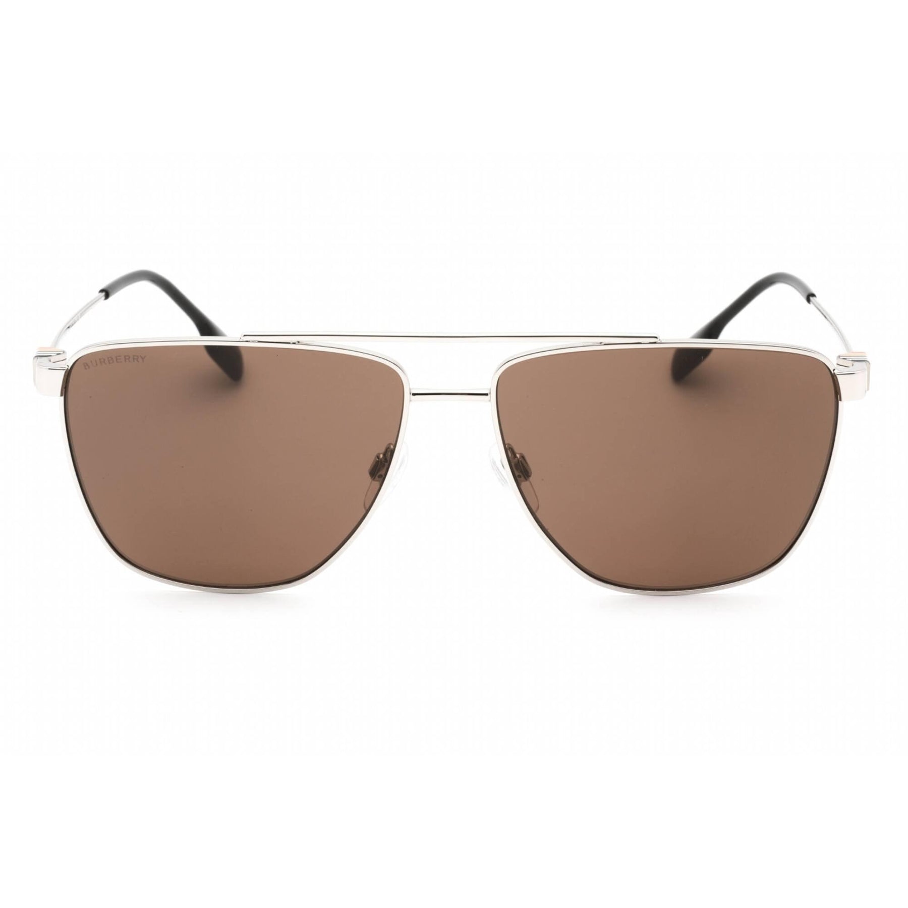 Burberry Silver Frame Sunglasses with Brown Lenses NEW BURBERRY SUNGLASSES BE3160 100573 SILVER | Mercari main image 4