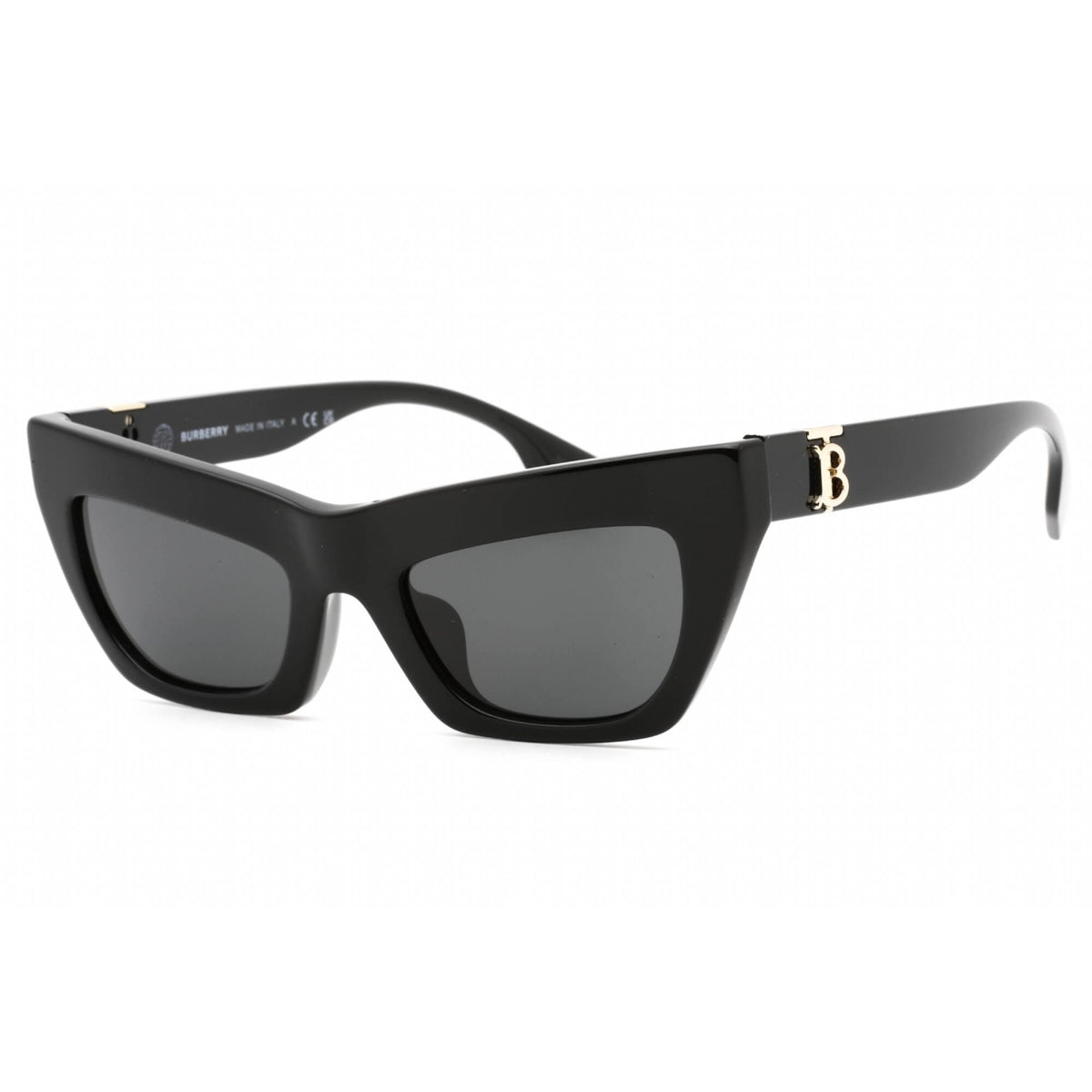 サングラス BURBERRY Woman Sunglasses Black 0BE4420U 300187 Burberry Women's Sunglasses - Black Plastic Cat Eye Full Rim
