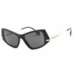 Burberry Women's Sunglasses - Black Cat Eye Frame Dark Grey Lens | 0BE4408 300187