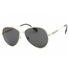 Burberry Women's Sunglasses - Light Gold Metal Frame Dark Grey Lens | 0BE3147 110987