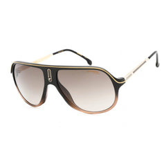 Carrera Unisex Sunglasses - Black Shaded Brown Plastic Full Rim | SAFARI65/N 0DCC