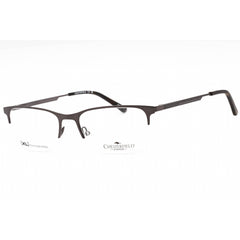 Chesterfield Men's Eyeglasses - Matte Grey Metal Rectangular Frame | CH 108XL 0FRE 00
