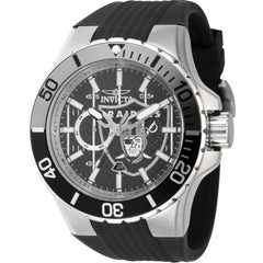 Invicta Men's Watch - NFL Las Vegas Raiders Quartz Black Carbon Fiber Dial | 45400
