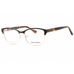 Juicy Couture Women's Eyeglasses - Brown Cat Eye Shape Full Rim Frame | JU 220 009Q 00