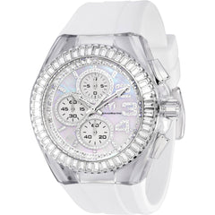 Technomarine Men's Watch - Cruise Glitz Chronograph White Silicone Strap | TM-121024