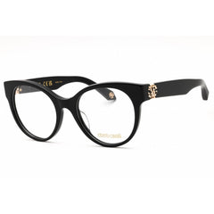 Roberto Cavalli Women's Eyeglasses - Black Acetate Cat Eye Full Rim | VRC027M 0700