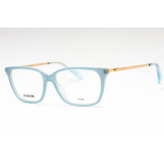 Moschino Love Women's Eyeglasses - Azure Acetate Rectangular Full Rim | MOL550 MVU