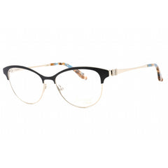 Emozioni Women's Eyeglasses - Blue Gold Cat Eye Metal Full Rim Frame | EM 4411 0KY2 00