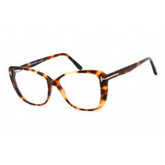 Tom Ford Women's Eyeglasses - Blonde Havana Acetate Butterfly Frame | FT5744-B 053