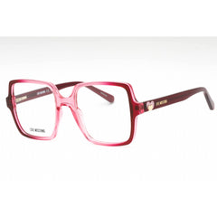 Moschino Love Women's Eyeglasses - Cherry Pink Plastic Butterfly Frame | MOL597 GYL