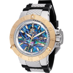 Invicta Men's Watch - Subaqua Noma III Silver Steel and Black Strap Quartz | 46456