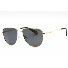Polaroid Core Unisex Sunglasses - Gold Aviator Frame Grey Lens | PLD 6196/S/X 0J5G M9