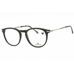 Lacoste Men's Eyeglasses - Black Plastic Full Rim Frame Clear Demo Lens | L2918 001