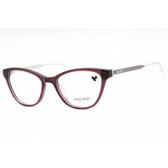 Nine West Women's Eyeglasses - Crystal Plum Plastic Cat Eye Full Rim | NW5217 505