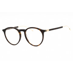Gucci Women's Eyeglasses - Havana Acetate Round Shape Full Rim Frame | GG1274O 002