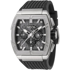 Invicta Men's Watch - S1 Rally Chronograph Grey and Black Dial Silicone Strap | 44883