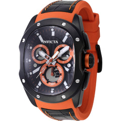 Invicta Men's Wrap Watch - Lupah Revolution 2.0 Chrono Black and Orange Strap | 45438
