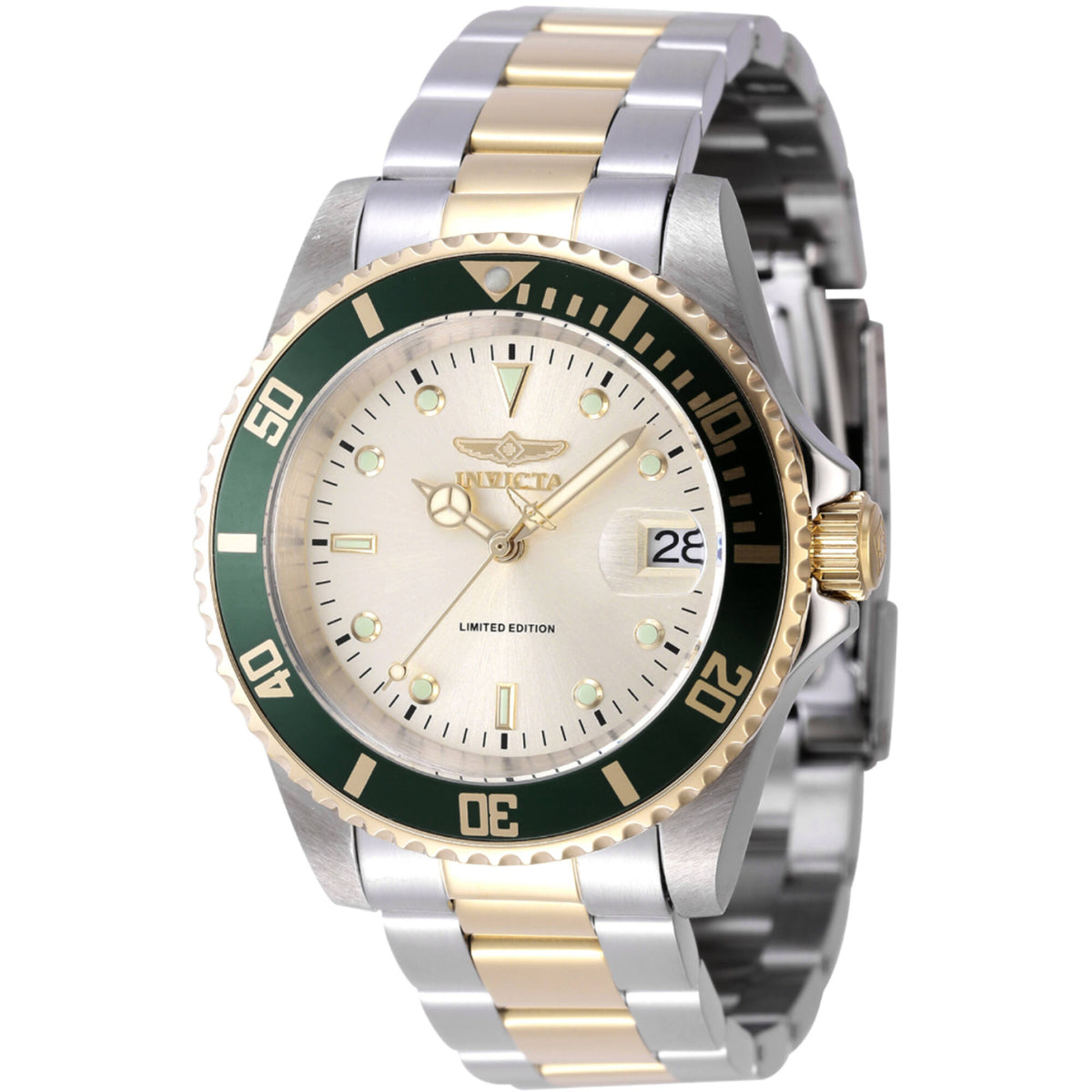 Invicta Men's Automatic Watch - Pro Diver Champagne Dial Yellow