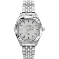 Timex Women's Watch - Waterbury Legacy Boyfriend White Dial Bracelet | TW2U78700VQ