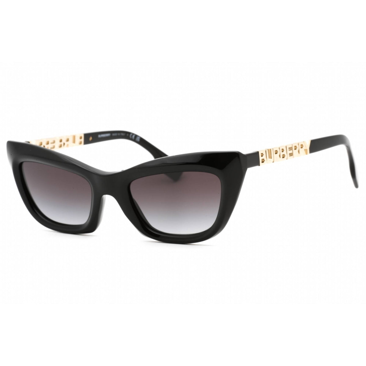 サングラス BURBERRY Woman Sunglasses Black 0BE4409 30018G Burberry Women's Sunglasses - Black Plastic Cat Eye Full Rim