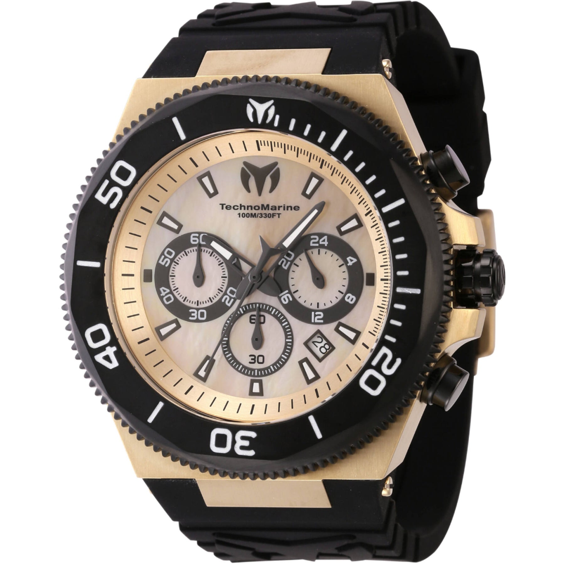 Technomarine Men's Watch - Manta Ocean Gunmetal and Gold Mop Dial