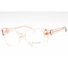 Bvlgari Women's Eyeglasses - Transparent Pink Plastic Butterfly Frame | 0BV4220 5470