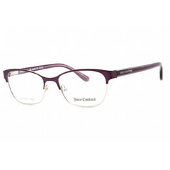 Juicy Couture Women's Eyeglasses - Violet Rectangular Metal Frame | JU 214 0B3V 00